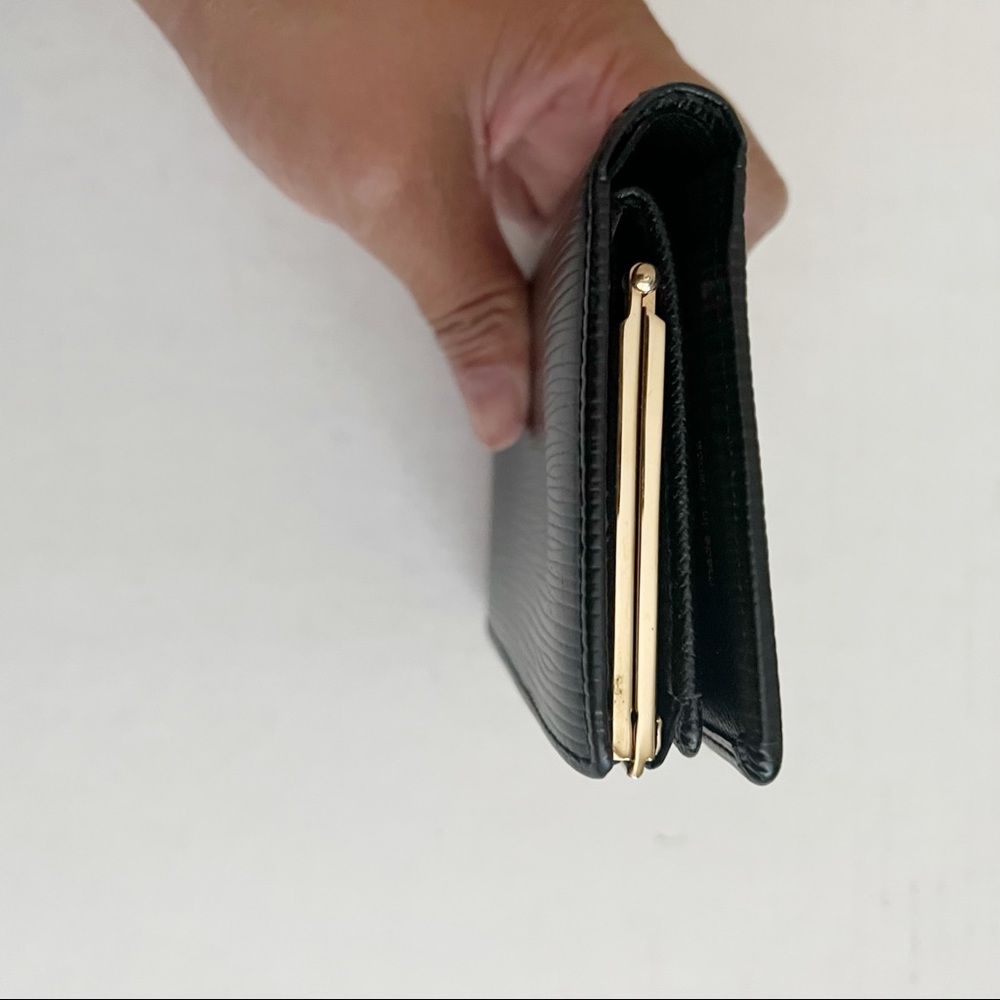 Authentic LOUIS VUITTON Black Epi French Purse Wallet Leather - Picture 6 of 13